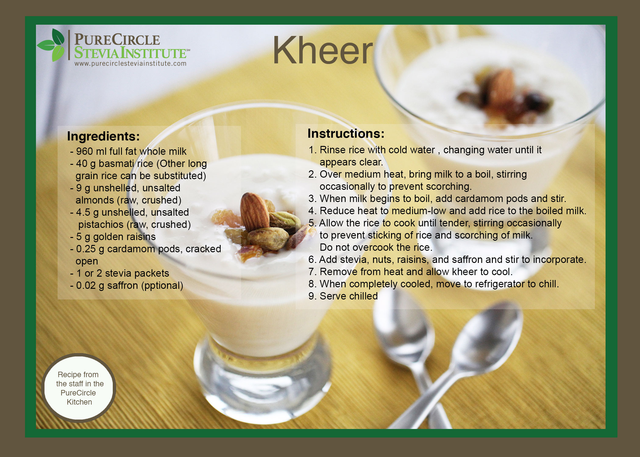 kheer for india